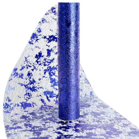 Tischläufer Blau (29cm x20m) Tischläufer Papier Outdoor Tischband Tischdeko Tischdecke ,Dekorationen für Geburtstage, Hochzeiten, Weihnachten