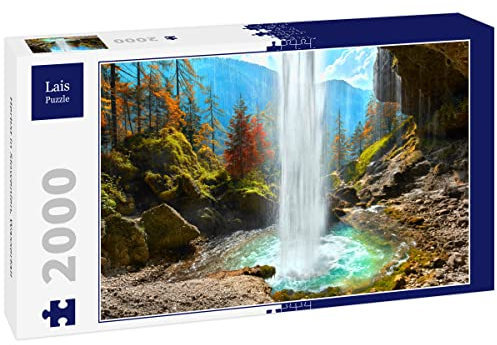 Lais Puzzle Herbst in Slowenien, Wasserfall 2000 Teile