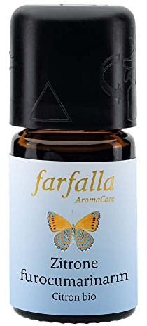 FARFALLA Ätherisches Öl, Zitrone bio, furocumrinarm, 5ml (2er Pack)