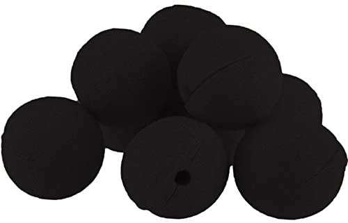 Fituenly Circus Clown Nase 10pcs Weihnachtsrebeer Schneemann Dekor Nase Cosplay Schwamm Nasen Für Halloween Comic Magic Party