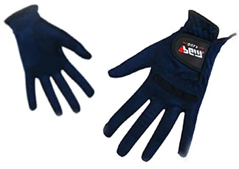 Ailopta Golfhandschuh Für Damen Aus Leder Und Elasthan, Flanell Lady Golf Fäustlinge 1 Paar, Links-Rechts-Passform, Ergonomisch, Flanell-Golfzubehör, Größe S, M, L