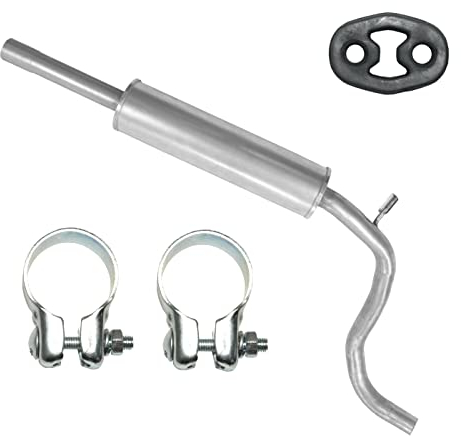 Polmo Mitteltopf Auspuff für Seat Arosa 1 I VW Lupo 1 I 1.0 1.4
