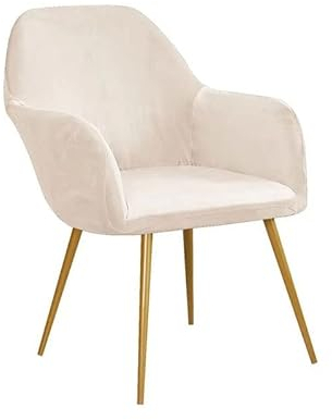 Stuhlhussen Mit Armlehne 2er/4er Set Samt Stuhlbezug Stretch Büro Computer Stuhlhusse Sitzflache Drehstuhl,Beige Abnehmbare Waschbar, Für Haushalt & Wohnen, Esszimmer,Hotel (Color : G, Size : 1pcs)