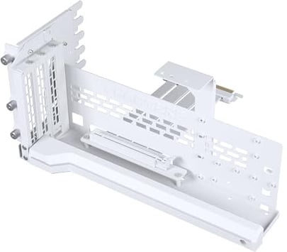 Phanteks Premium Vertical GPU Bracket - White, Secure Vertical GPU Mounting, Enhanced Airflow Design, Universal Compatibility, Durable Construction, Sleek White Finish