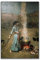OKRA John William Waterhouse Poster – Magischer Kreisdruck – Hexe Wohnkultur – Gotische Wohnkultur – Coole Leinwand Wanddekoration für Schlafzimmer, Wohnzimmer, Hotel, ungerahmt (30 × 45 cm)