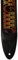 PRS 2.4 Padded Guitar Strap w/FLASH, Custom Jacquard Birds Wavelength, Orange