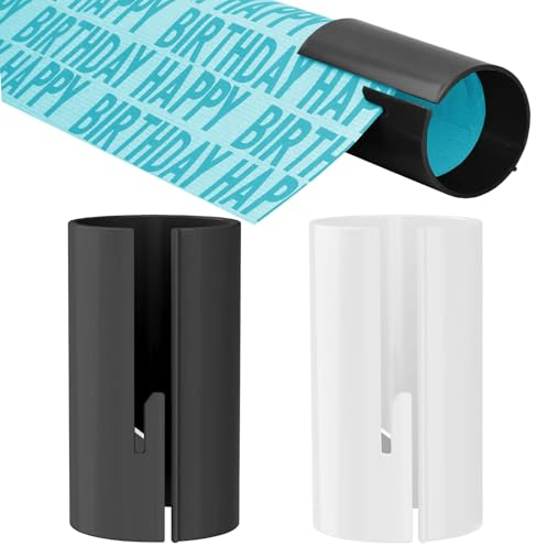PIWOSGOL Geschenkpapier Schneider, 2 Stück Geschenkpapier Schneider für Rollen, Geschenk-Papiers ch neider, Geschenkpapierschneider, Geschenk Verpackung Papier Cutter für Geburtstag, Feiertage