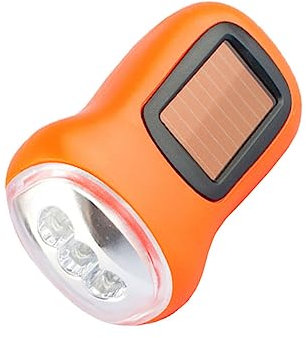 jojofuny Lampe Torche Solaire Multifonction à Manivelle Batterie Rechargeable 3,6v/40mah en Abs, Équipée D'une Sangle Anti-perte pour Camping en Extérieur Couleur Aléatoire