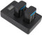 Yunir NP FW50 Camera Battery, 7.2V 1850mAh Lithium Battery, with Dual USB Charging Dock, for ZVE10, ILCE 5000, 6500, 7M2, NEX C3, 5T