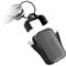 Rolling Square TAU 2 (2nd Gen) - Power Bank Keyring for Smartphones with Digital Business Card Feature NFC/QR Code, 2000mAh,Compatible with USB-C, Micro USB and Lightning, Black