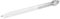 Swarovski Crystalline Ballpoint Pen, Octagon Shape, Snowflake, White, White Lacquered