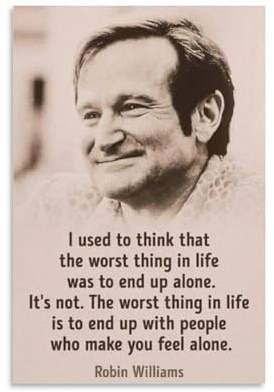 KPOKAHT Poster mit Zitaten von Robin Williams, Kunstdruck, Wandfoto, Poster, zum Aufhängen, Familiendekoration, 60 x 90 cm