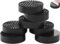 Mario10 Pot feet for outdoor and inddor plant pots and flowers, solid rubber pot feet with enhanced non-slip surface grip, PACK OF 24+24 STRONG SELF-ADHESIVE PADS