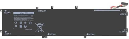 Exmate 6GTPY Laptop Akku für Dell XPS 15-9560 15-9550 15-9570 15-7590 Precision 5520 5530 5540 5510 Vostro 7500 4GVGH 1P6KD 5XJ28 GPM03 P56F Replacement for Dell XPS 9560 (11.4V/97Wh)