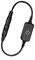 Mini Interruptor Táctil con Atenuador LED, Controlador de Atenuador LED de Color, Interruptor de Encendido y Apagado, Mini Interruptor Táctil con Atenuador LED con 1 (BLACK)