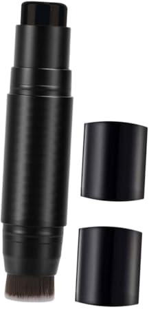 Bartfüller 2-in-1 mit Bürstendesign, Schwarz, für Augenbrauen und Bart