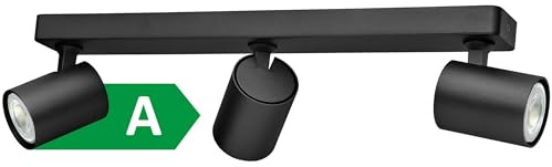 Oktaplex Bora LED Deckenstrahler 3-flammig schwarz inkl. Leuchtmittel