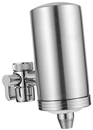 Uonlytech Faucet Water Filters for Sink Water Dispenser Filter Water Filter for Faucet Faucet Filtration Tap Water Filter Purifier Stainless Steel Easy Installation