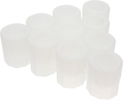 Didiseaon 10pcs Ice Cube Moulds Shot Glass Silicone Shot Glass Molds for Parties Bars Restaurants