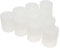 Didiseaon 10pcs Ice Cube Moulds Shot Glass Silicone Shot Glass Molds for Parties Bars Restaurants