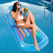 Piscine De Fauteuil Gonflable Lounger, 150 X 75 Cm Piscines De Chair De Soleil Sun, Baignade Piscine De Bronzage Flottant pour Les Plages D'adultes, Arrière-Cours