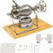 Macchina per Popcorn Ad Alta Pressione, Macchina per Popcorn Manuale, In Acciaio Inossidabile, Decorazione Tradizionale Cinese Retrò, Vintage(300ML)