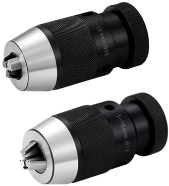 Automatisches, selbstspannendes Bohrfutter mit automatischer Verriegelung, schlüssellos, B10 B12 B16 B18 B22, Drehmaschinenwerkzeug, Toolhoder MTA MTB R8 C20 for Bohrfutter(B10 (0.5-6mm))
