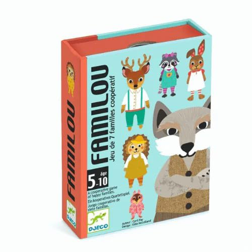 DJECO Familou Kartenspiel, Mehrfarbig