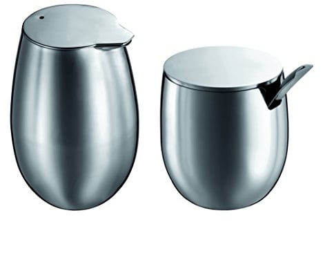 Bodum Azucarero y lechera, Acero Inoxidable, Mate, Centimeters