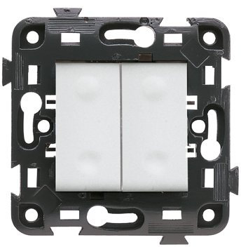 Gewiss eco60 - Doble conmutador 250v blanco eco60
