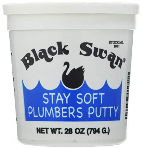 Black Swan PUT2 Plumbers Putty, White, 28oz