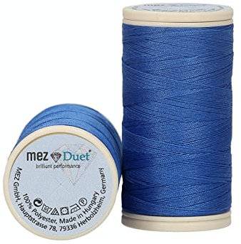 MEZ Duet Stärke 100 4645100-06171 blau Nähgarn, 100 % Polyester, 100m