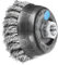 PFERD Topfbürste gezopft TBG | Ø 80mm M14 Edelstahl-Draht-ø 0,35 | 43306033 – für Winkelschleifer
