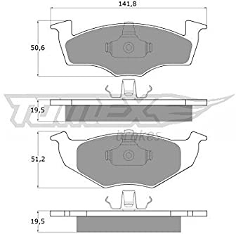 Procodis Frankreich PF1086 Bremsbelagsatz, Scheibenbremse