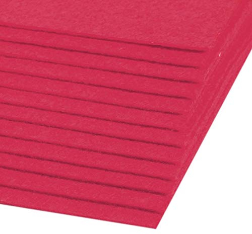 1 Bastelfilz Bogen 20 x 30 cm, ca. 2mm, 300g/m² feste Qualität Farbauswahl, Farbe:pink