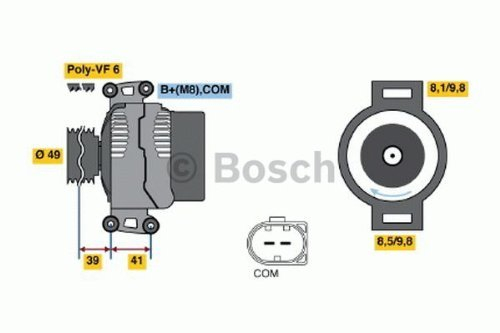 BOSCH Generator, 0 121 715 012