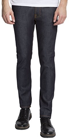 Nudie Jeans Unisex-Erwachsene Lean Dean 16 Skinny Fit Jeans, Dry Dips, 36W / 36L