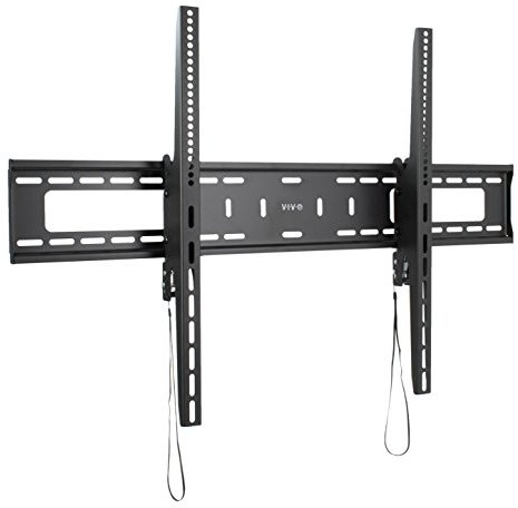 VIVO Extra Large Heavy-Duty 43 to 100 inch LCD LED Curved and Flat Panel Screen, TV Wall Mount Bracket with Max 800x400mm VESA, Black, MOUNT-VW100T