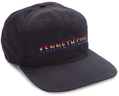 Kenneth Cole Pride Mütze mit Regenbogen-Logo - Schwarz - Einheitsgröße