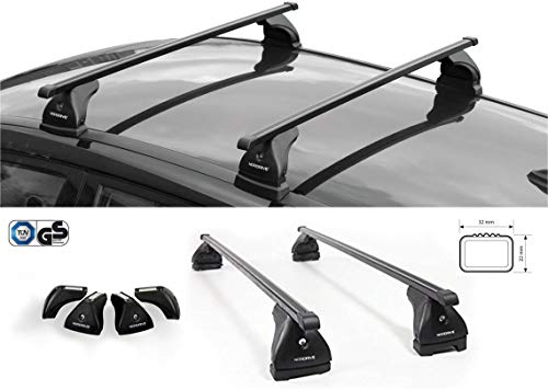 NORDRIVE EVOS QUADRA TR16ES0048 Dachträger (Stahl schwarz 32 x 22 mm 5 kg)