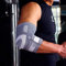 Ellenbogen-Bandage mit Zugband zur Stabilisierung und Entlastung - Grau Größe - S/M