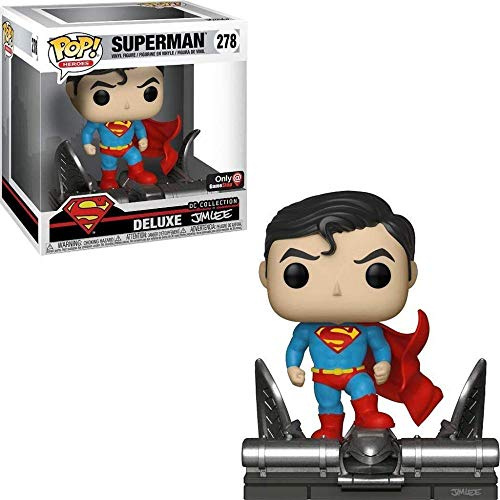 Funko Pop! Heroes Deluxe: DC Collection (Jim Lee) - Superman on Gargoyle (Special Edition) #278