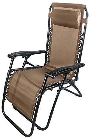 Linea Garden Friend Sdraio Siesta Pieghevole Multiposizione Marrone