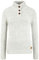 OXMO OXPhilicita Damen Strickpullover Troyer Grobstrick Pullover 100% Baumwolle Regular fit, Größe:XL, Farbe:LIG Grey M (798242)