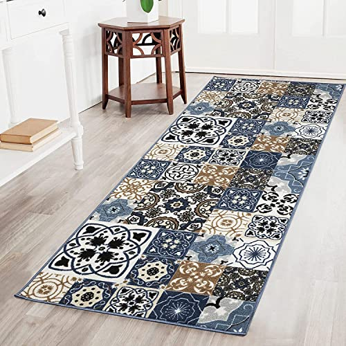 Teppichläufer St. Davids - Läufer für Küche, Flur & Wohnraum - Feinschlingen Teppich - rutschfest & antistatisch - Küchenläufer Flurteppich Flurläufer (80 x 350 cm)