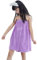 Serviette de Douche Drap de Bain pour Enfants Fille Vêtements de Nuit Pyjamas Robe de Chambre Serviette Doux Serviette de Bain Peignoir de Bain,Violet,60 * 120cm