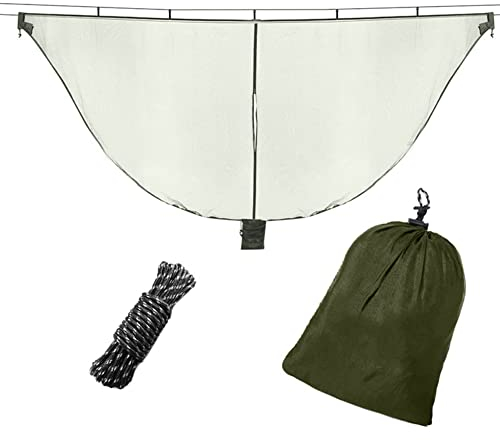Moustiquaire de Hamac, Portable Moustiquaire Anti-Insecte pour hamac, Fermeture éclair Double Face, Filet pour Hamac, Camping, Extérieur