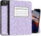Tuiklol Für iPad Pro 11 Zoll Hülle 2022 2021 2020 2018 (1/2/3/4 Gen), Praktische Magnetbefestigung, Stifthalter, Trifold Stand Smart Case mit weicher Rückseite, Lila Zusammensetzung Buch