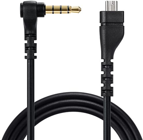 EARLA TEC Replacement Audio Cable Cord, Compatible for SteelSeries Arctis 3 /Arctis 5/ Arctis 7 /Arctis Pro Wireless Gaming Headphones (Audio Cable, Black)