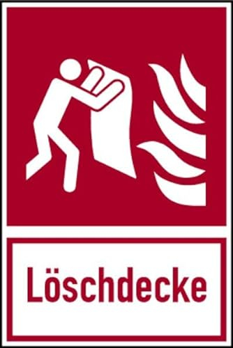 Schilder Klar 1676/92 Kombischild Löschdecke DIN EN ISO 7010, Kunststoff Langnachleuchtend, Maße 200mm x 300mm x 1.5mm